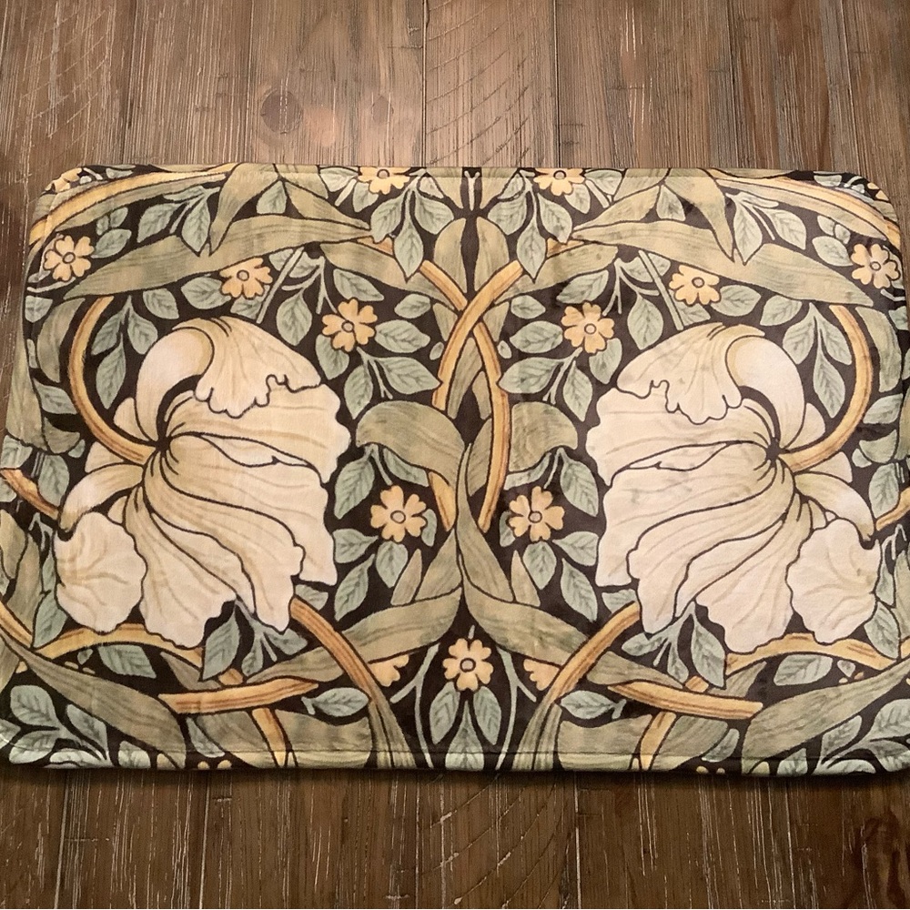 William Morris Vintage Pimpernell Bath Mat